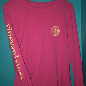 Vineyard Vines Long Sleeve Pink T-Shirt